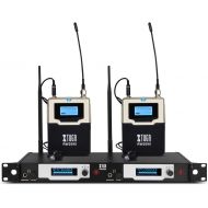 XTUGA RW2090 Double Channel Wireless IN-EAR MONITOR SYSTEM METAL RECEIVER With Detachable Antenna Used for stage or studio (Only receiver)