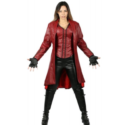  Xcoser Scarlet Witch Costume for Wanda Maximoff Hallloween Cosplay