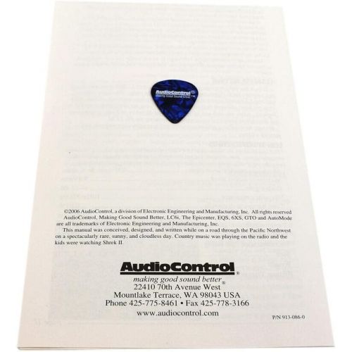  AudioControl LC6i Black Audio Control