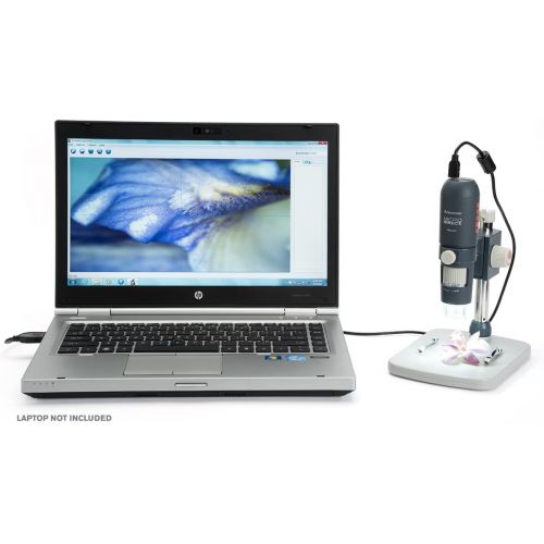 셀레스트론 Celestron MicroDirect 1080p HD Handheld Digital Micro Viewing Digital Microscope, Grey (44316)