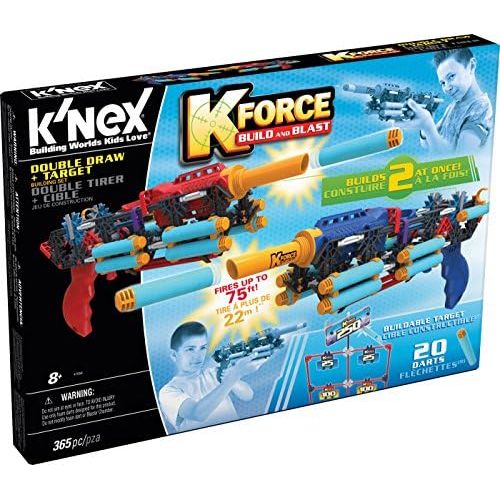 케이넥스 KNEX K’NEX K-Force  Double Draw Building Set and Target  365 Pieces  Ages 8+ Engineering Educational Toy