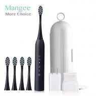 Mangee Sonic Electric Toothbrush 40000 Vibrations Deep Clean As Dentist Rechargeable Toothbrush Smart Timer...