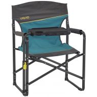 Uquip Woody Portable Folding Directors Chair with Tiltable Table