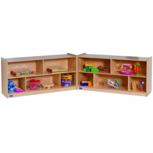  Childrens Factory 24 H Single Toddler 2-Shelf Fold-N-Lock Mobile Storage