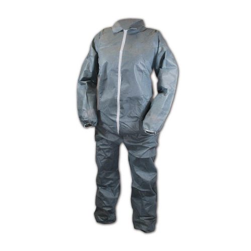  Magid Glove & Safety Magid EconoWear Lite N Kool Plus SMS Fabric Coverall, Disposable, Elastic Cuff, Gray, 3X-Large (Case of 25)