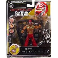 Jakks Pacific WWE Wrestling Build N Brawl Series 7 Rey Mysterio Action Figure