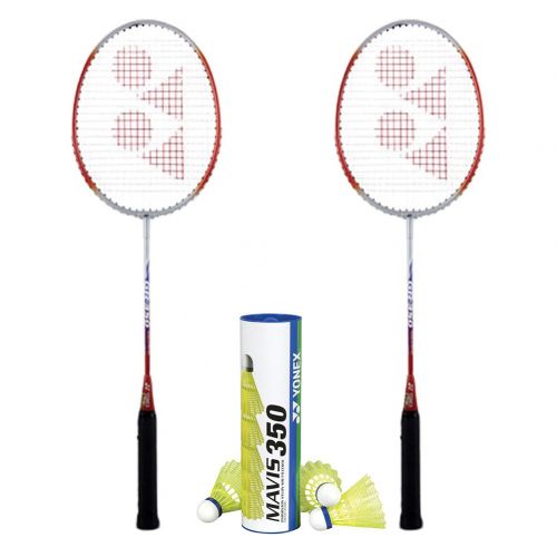  Yonex B-350 (2 Rackets) and 1 tube of Mavis Shuttlecock Badminton Combo Set