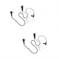 MAXTOP 10 Pack Maxtop ASK4038-H1 2-Wire Clear Coil Surveillance Kit Earphone for Hytera TC500 RELM RP6500 RCA BR250