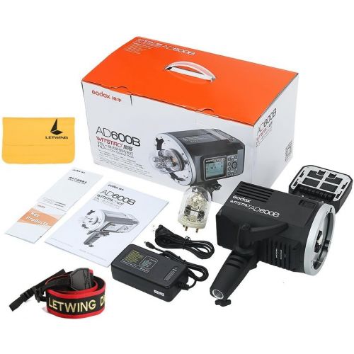  Godox AD600B TTL Bowen Mount GN87 600W HSS 18000s 2.4G Wireless with 8700mAh Lithium Battery Outdoor Studio Strobe Flash,Godox XPro-N Flash Trigger for Nikon DSLR Camera