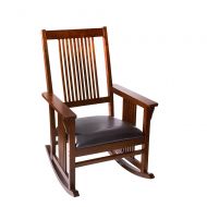 Gift Mark Mission Rocking Chair Color: Cherry
