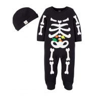 Carter%27s Carters Just One You Baby Boys Halloween Skeleton Sleep N Play- Black