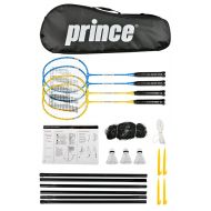 /Prince Strike 4 Player Badminton Set