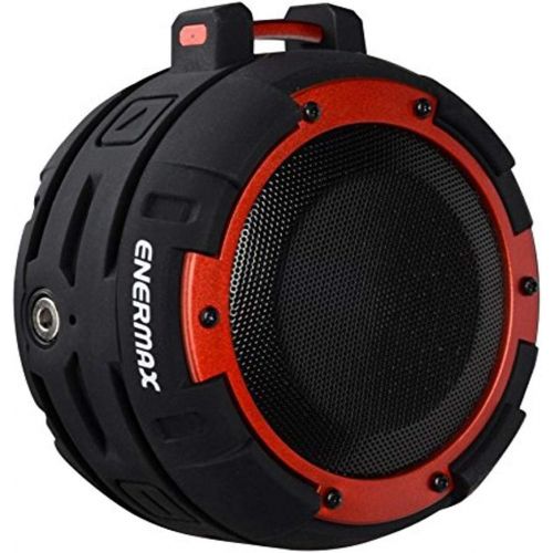  Enermax ENERMAX EAS03-BR Waterproof IPX 8 Compliant Bluetooth Speaker OMarine Black Red