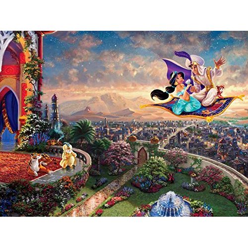  Ceaco Thomas Kinkade 4-in-1 Multi Pack Disney Puzzles (500 Piece)