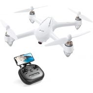 GPS FPV RC Drone, Potensic D80 with 1080P Camera Live Video and GPS Return Home, Strong Brushless Motors, 25 mph High Speed 5.0GHz Wi-Fi Gyro Quadcopter, White(No Silver Aluminum C