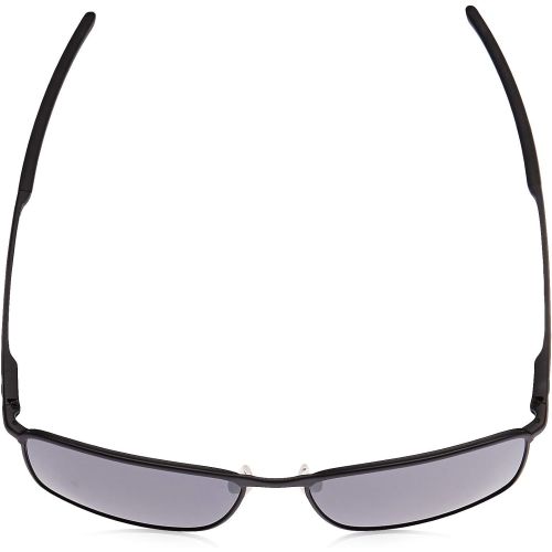 오클리 Oakley Mens Conductor 6 OO4106-01 Rectangular Sunglasses