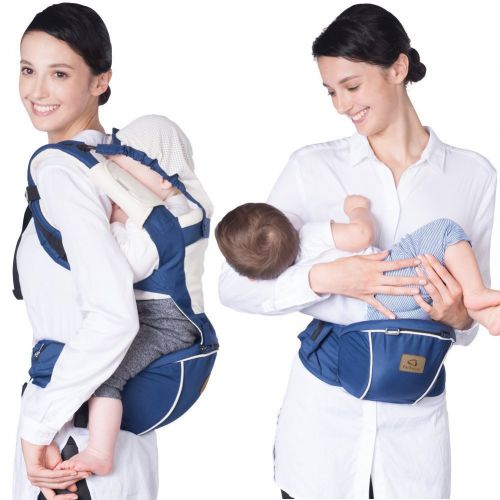  Bebear Bebamour New Style Designer Sling and Baby Carrier 2 in 1,Approved by U.S. Safety Standards,Dark Blue