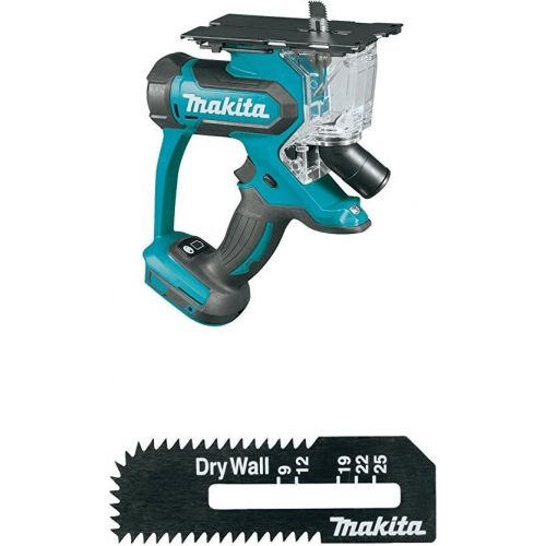  Makita XDS01Z 18V LXT Lithium-Ion Cordless Cut-Out Saw, Tool Only with B-49703 Drywall Cut-Out Saw Blade (2 Pack)