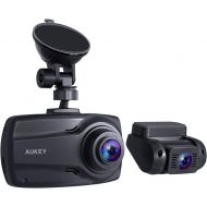 [아마존 핫딜] AUKEY 1080P Dual Dash Cams with 2.7” Screen, Full HD Front and Rear Camera, 6-Lane 170° Wide-Angle Lens, G-Sensor, and Dual-Port Car Charger