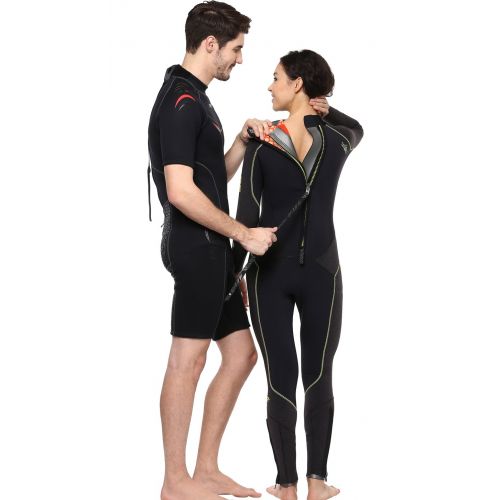  Bare Womens 7mm Evoke Cold Water Wetsuit, Elastek Full-Stretch Full Suit