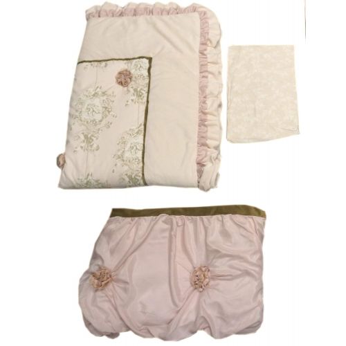  Cotton Tale Designs Set Bedding Set, Lollipops and Roses, 7 Piece