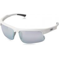 Revo Cusp S RE 1025 09 ST Polarized Rectangular Sunglasses, White Stealth, 67 mm