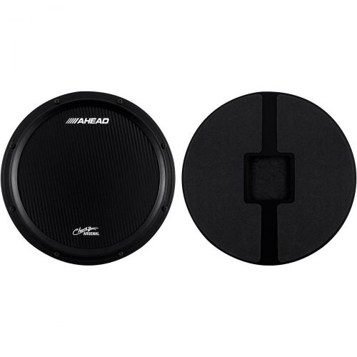  Ahead Chavez S-Hoop Marching Practice Pad without Snare Sound Black, Black 14 inches