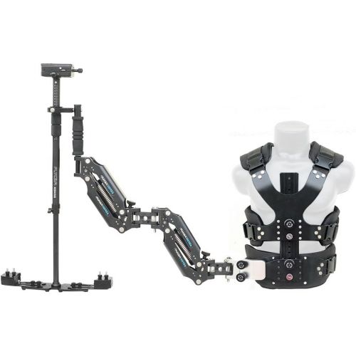  FLYCAM Vista-II Arm Vest with Redking Stabilizer Steadycam | Dual Arm Body Mount Stabilization System for DSLR Video Canon Nikon Sony Film Cinema Camera Camcorders up to 7kg15.4lb