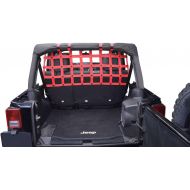 Dirtydog 4x4 Pet Divider Rear Seat Half Divider - for Jeep JKU 4 Door - Red