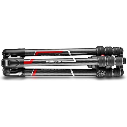  Manfrotto Befree GT Carbon Fiber Travel Tripod with 496 Center Ball Head, Twist
