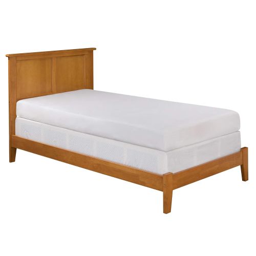  Atlantic Furniture AR8621037 Madison Bed Twin Caramel