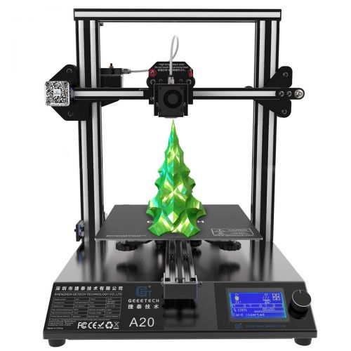  Geeetech GEEETECH A20M 3D Printer with Mix-Color Printing, Integrated Building Base & Dual extruder Design, Filament Detector and Break-resuming Function, 255×255×255mm³, Prusa I3 Quick Ass
