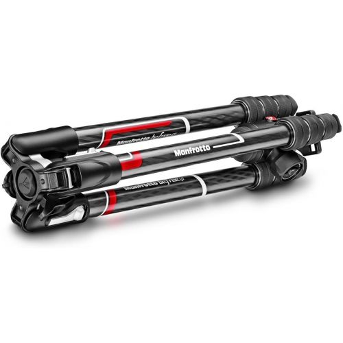  Manfrotto Befree GT Carbon Fiber Travel Tripod with 496 Center Ball Head, Twist