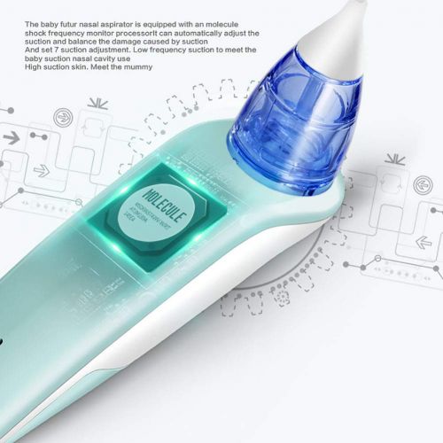  WDXIN Baby Nasal Aspirator 7-Speed Adjustment with 5 Suction Cups USB Charging for Children Sucking Nose, Woman Cosmetology