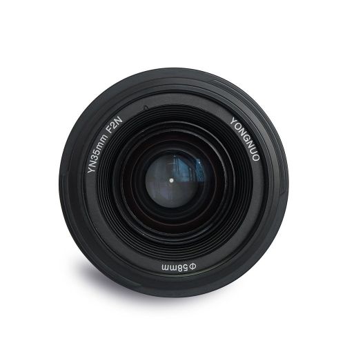  YONGNUO YN35mm F2 Lens 1:2 AFMF Wide-Angle FixedPrime Auto Focus Lens for Nikon DSLR Cameras