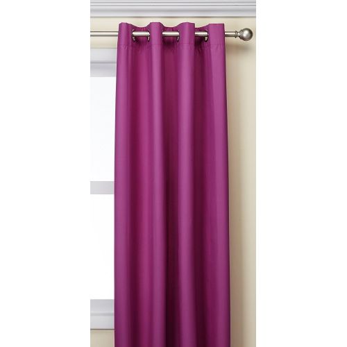  Deconovo Curtain and Drape Thermal Curtains with Backside Silver Curtain for French Door Dark Grey 52 W x 63 L 1 Panel