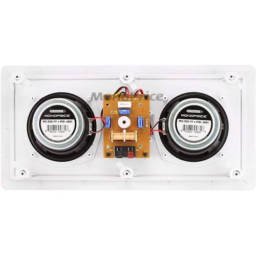  Monoprice Caliber In Wall Center Channel Speaker Dual 5.25 Inch (single) - 104881