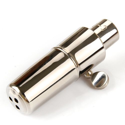  Aibay Bb Soprano Saxophone Metal Mouthpiece with Cap and Ligature Size #7 Nickel Platedze
