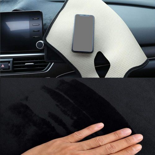  AUCD Car Dashboard Cover Dash Mat Dash Pad Auto DashMat Carpet Anti-UV Non-Slip for Nissan Versa 2012 2013 2014 2015 2017 2018