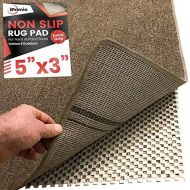 iPrimio Non Slip Area Rug Pad Gripper 5x3 for Bathroom, Indoor, Kitchen and Outdoor Area - Extra Grip for Hard Surface Floors