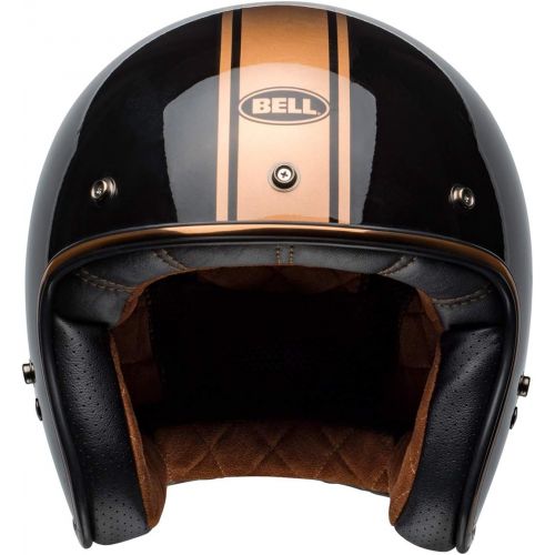 벨 Bell Custom 500 Open-Face Motorcycle Helmet(Solid Black, X-Small)