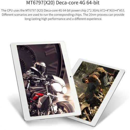  [아마존 핫딜]  [아마존핫딜]ALLDOCUBE M5X 4G LTE Tablet, 10.1 HD Dispaly,4GB RAM,64GB ROM,Android 8.0,WiFi、Bluetooth,2MP/5MP Camera,White