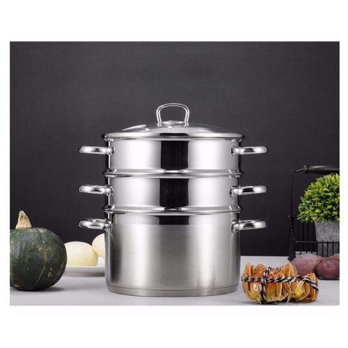  WHS Cookware Suppentopf 24cm Edelstahl Doppel Steamer Eintopf Multi Kombination Kocher Gas Apply Muttertag Vatertag Geschenk