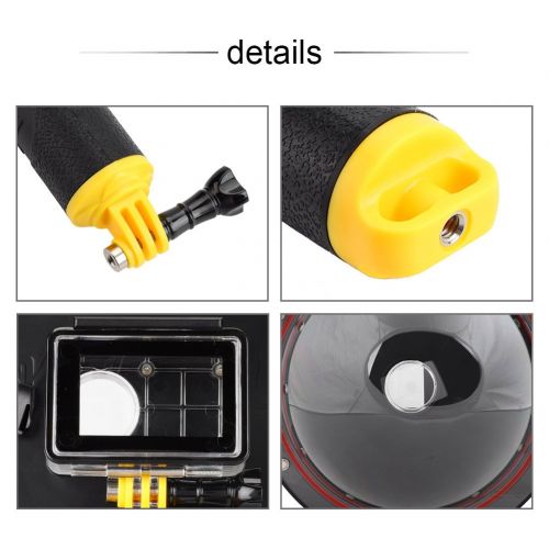  Acouto Underwater Dome Port Diving Lense with Waterprrof Housing Cover Case for Xiaoyi 2 & Xiaoyi 4K Camera