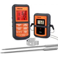 [아마존 핫딜] [아마존핫딜]ThermoPro TP-08S Wireless Remote Digital Cooking Meat Thermometer Dual Probe for Grilling Smoker BBQ Food Thermometer - Monitors Food from 300 Feet Away