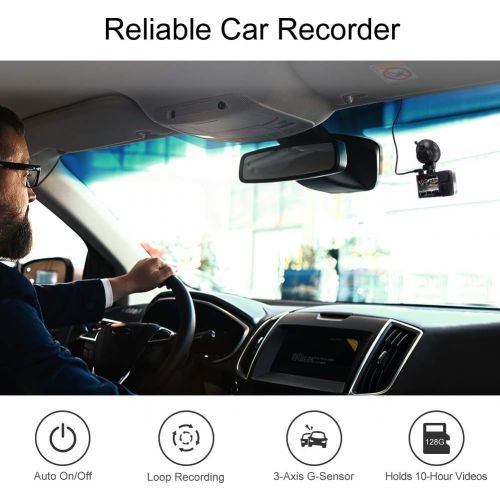  [아마존핫딜][아마존 핫딜] AKASO Trace 1 Pro Dual Lens Car Dash Camera, 2K Dash Cam WiFi with Phone App External GPS Front and Inside Lens with Sony STARVIS Dual Record 1080p30 340° Coverage Included 32GB Ca