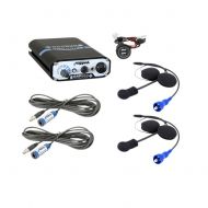 Rugged Radios RRP660PLUS Intercom 2 Place Kit with Helmet Kits, Push to Talk Cables and Intercom Cables