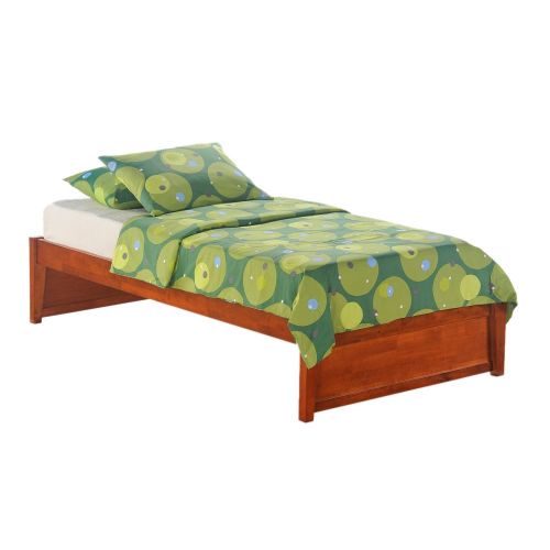  Night & Day Furniture Basic K Series Platform Bed in Cherry Finish, Twin