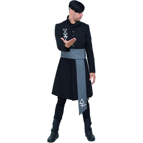  Xcoser xcoser Nameless Ghoul Costume Cosplay Ghost B.C.Costume Coat with Belt Clothing Black