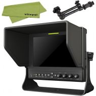 Lilliput LILLIPUT 663S2 7 3G SDI IPS 1080P HDMI In Out Monitor 1280800p with F970 + LP-E6 Battery Plate